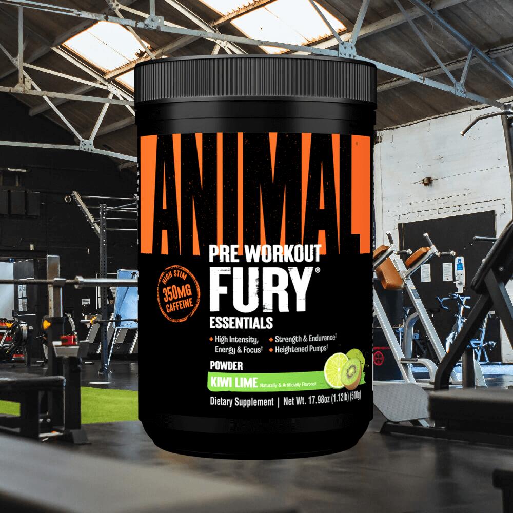 Universal Nutrition Animal Fury (30 serv) Kiwi Lime - Pré-entraînement 2/3