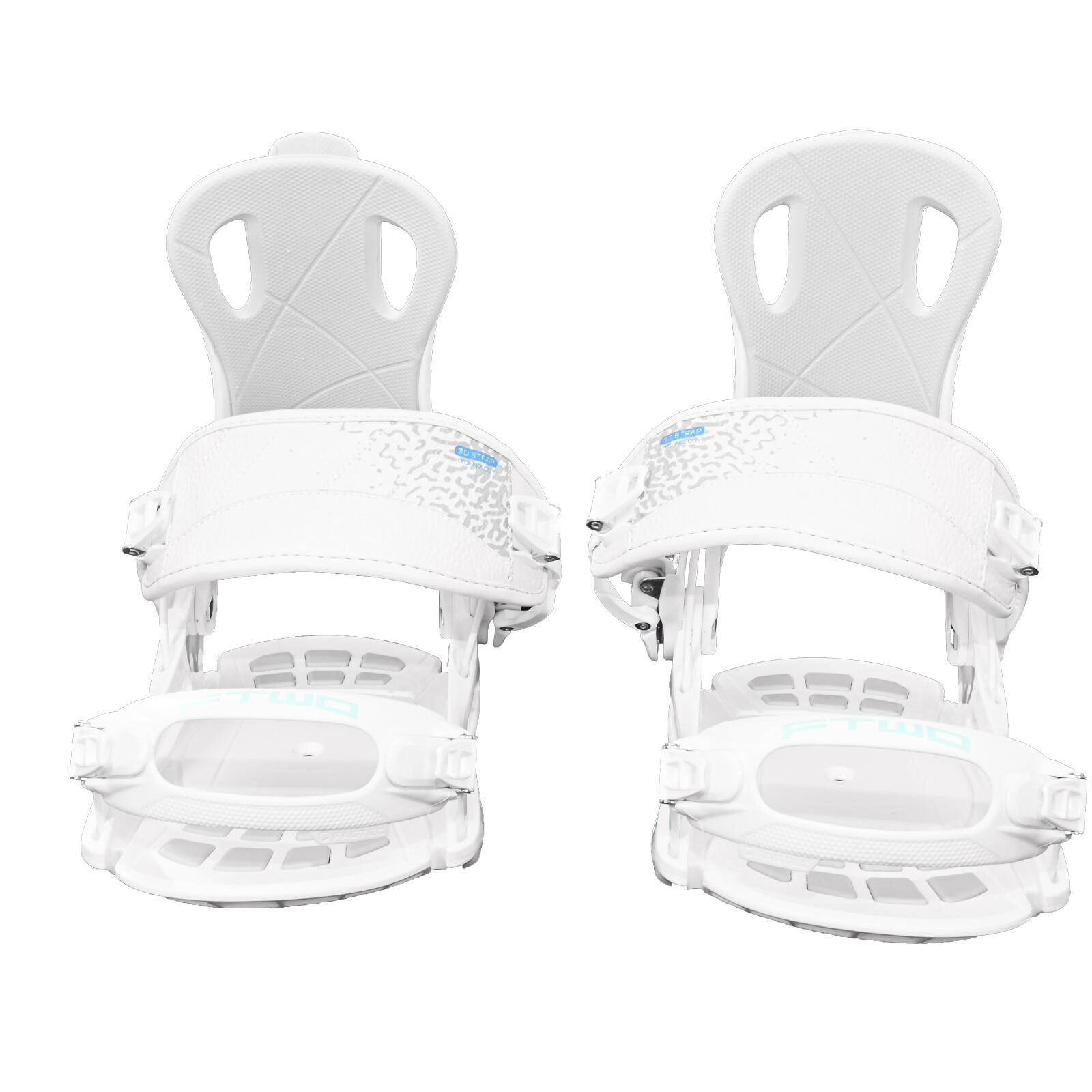 FTWO Fijaciones de snowboard para mujer Bloom Edición especial M Blanco 3/4
