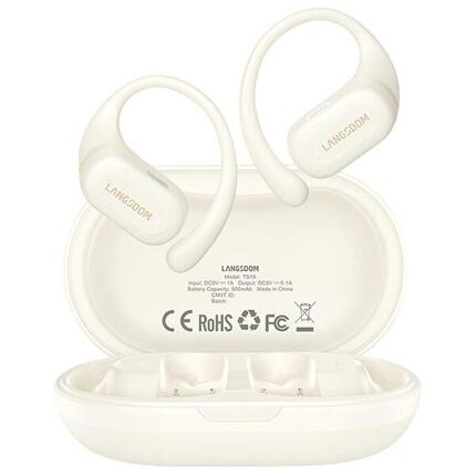 LANGSDOM TS19 Écouteurs sport sans fil BT crochet oreille étanche