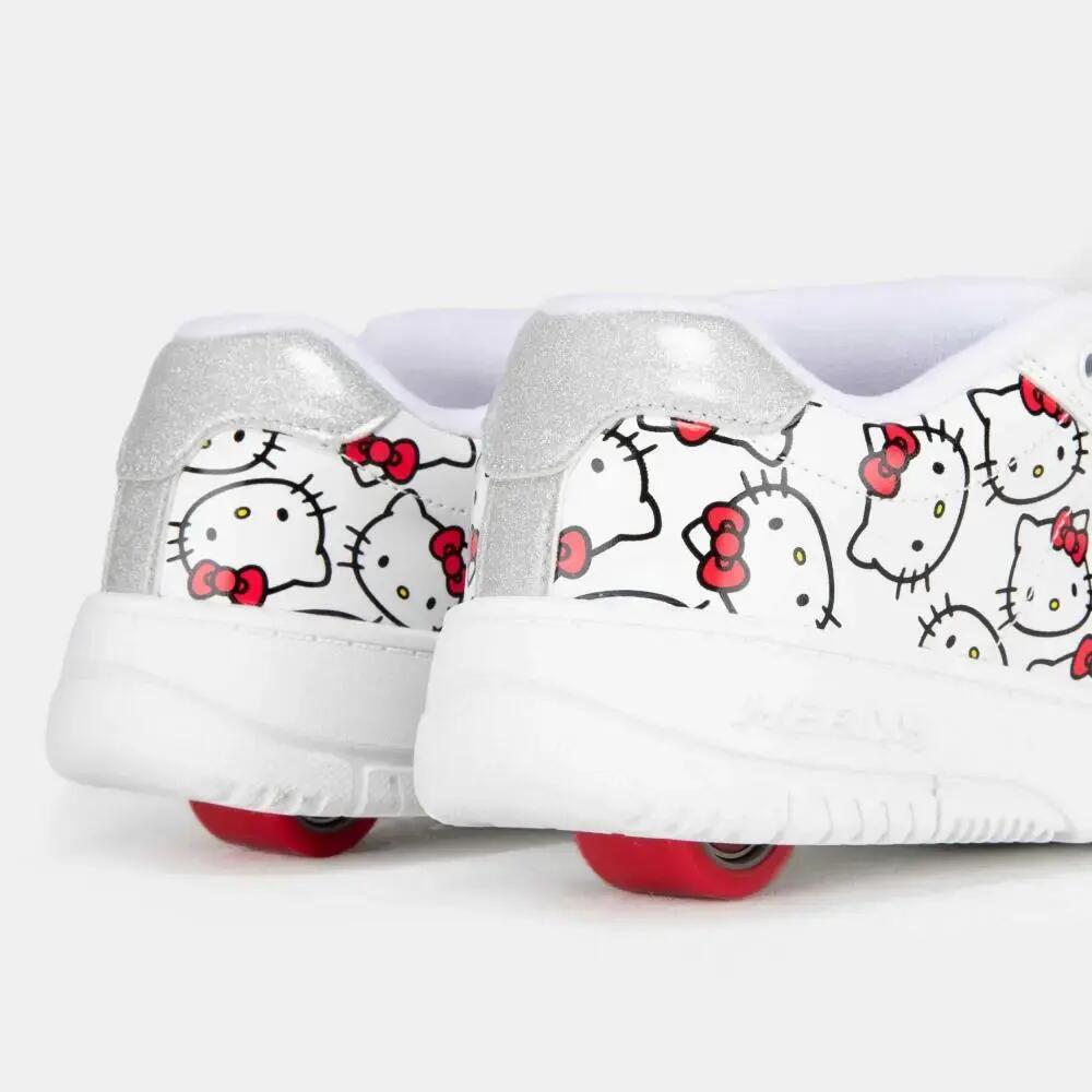 Chaussures à roulettes - loisirs - mixte - ludiques, HK Kolect - blanc/rouge 3/6