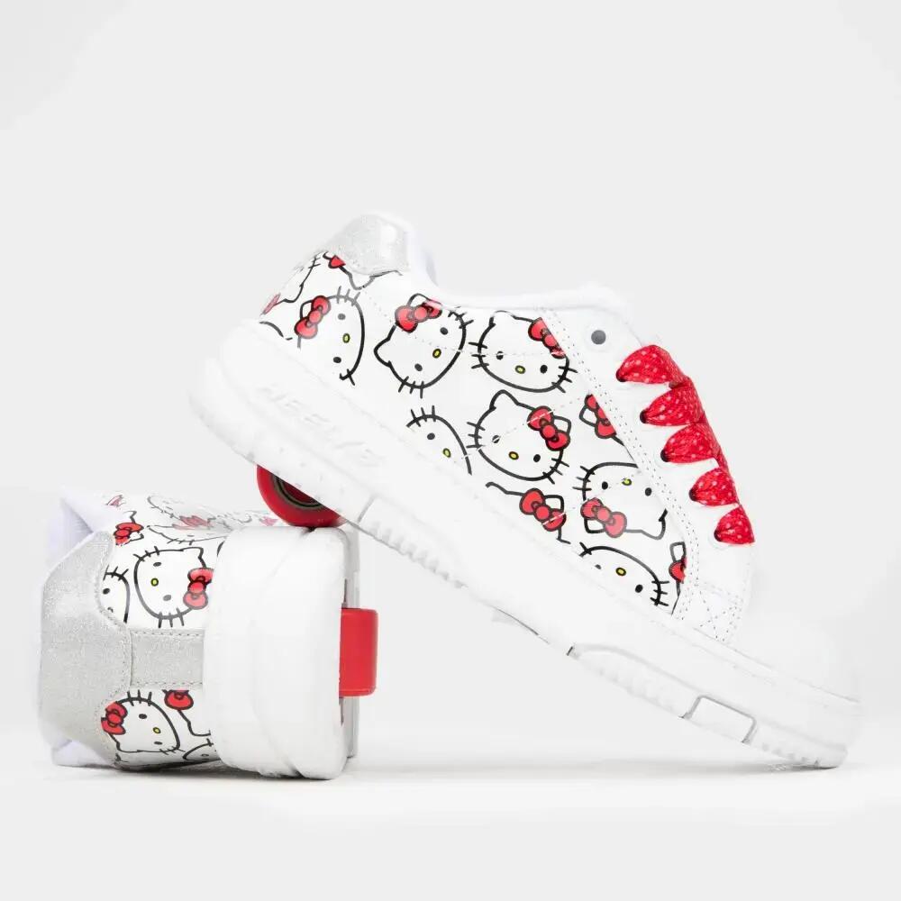 Chaussures à roulettes - loisirs - mixte - ludiques, HK Kolect - blanc/rouge 2/6