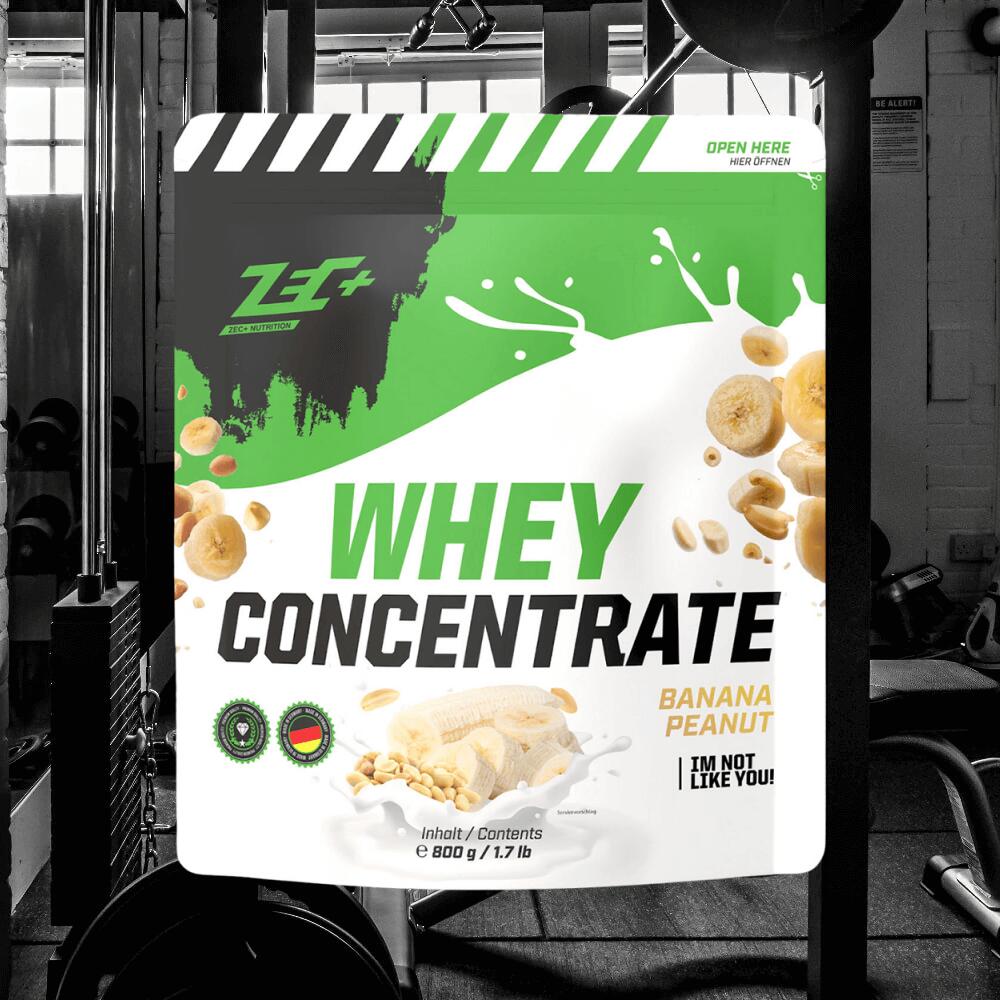 Zec+ Whey Concentrate (800g) Banana Peanut - Protéines 2/3