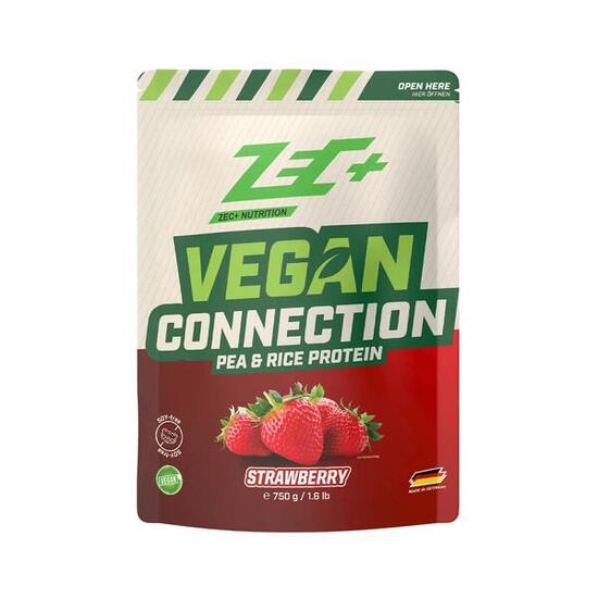 Zec+ Vegan Connection (750g) Strawberry - Proteine - Proteine vegane