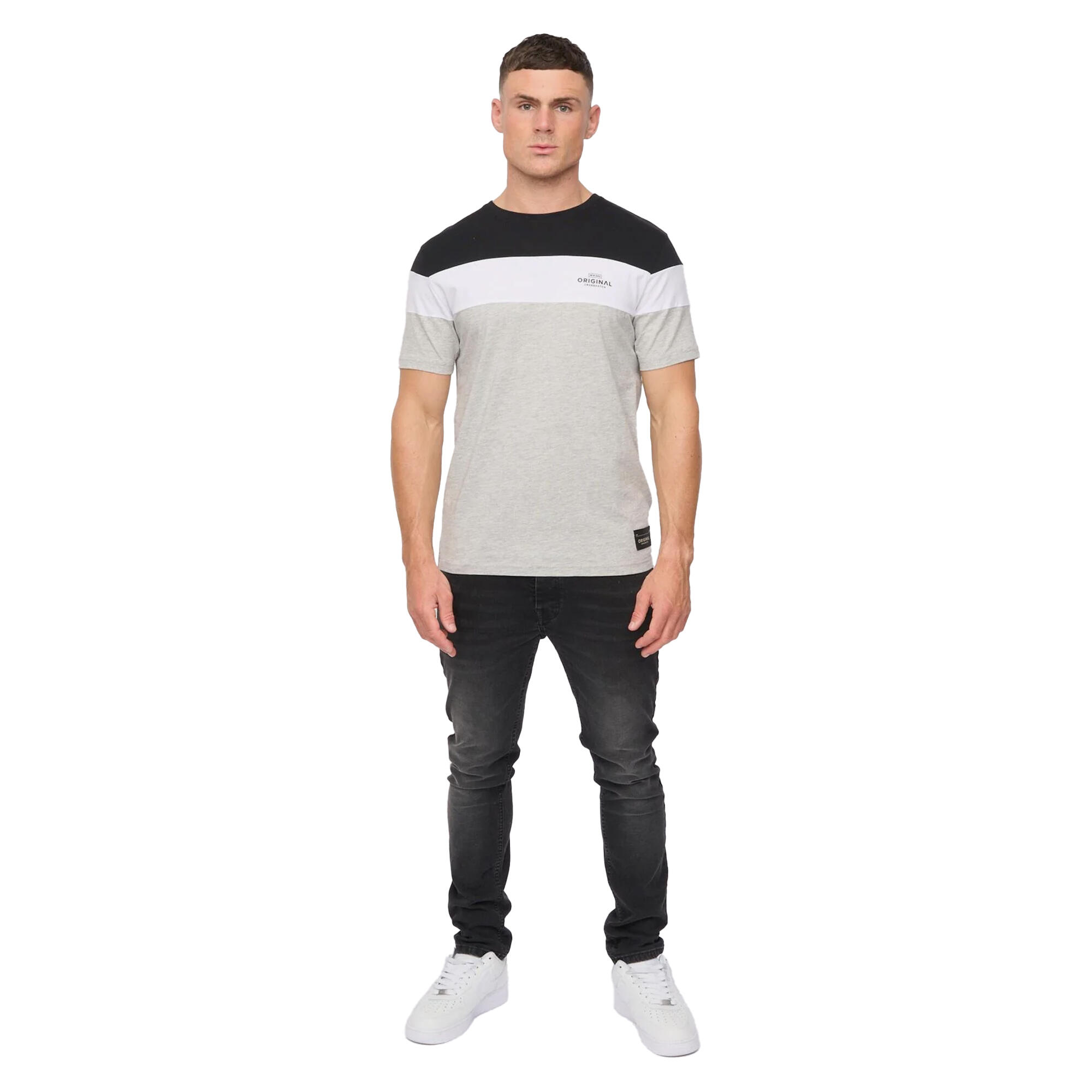 Mens Pattermay TShirt (Black) 3/4
