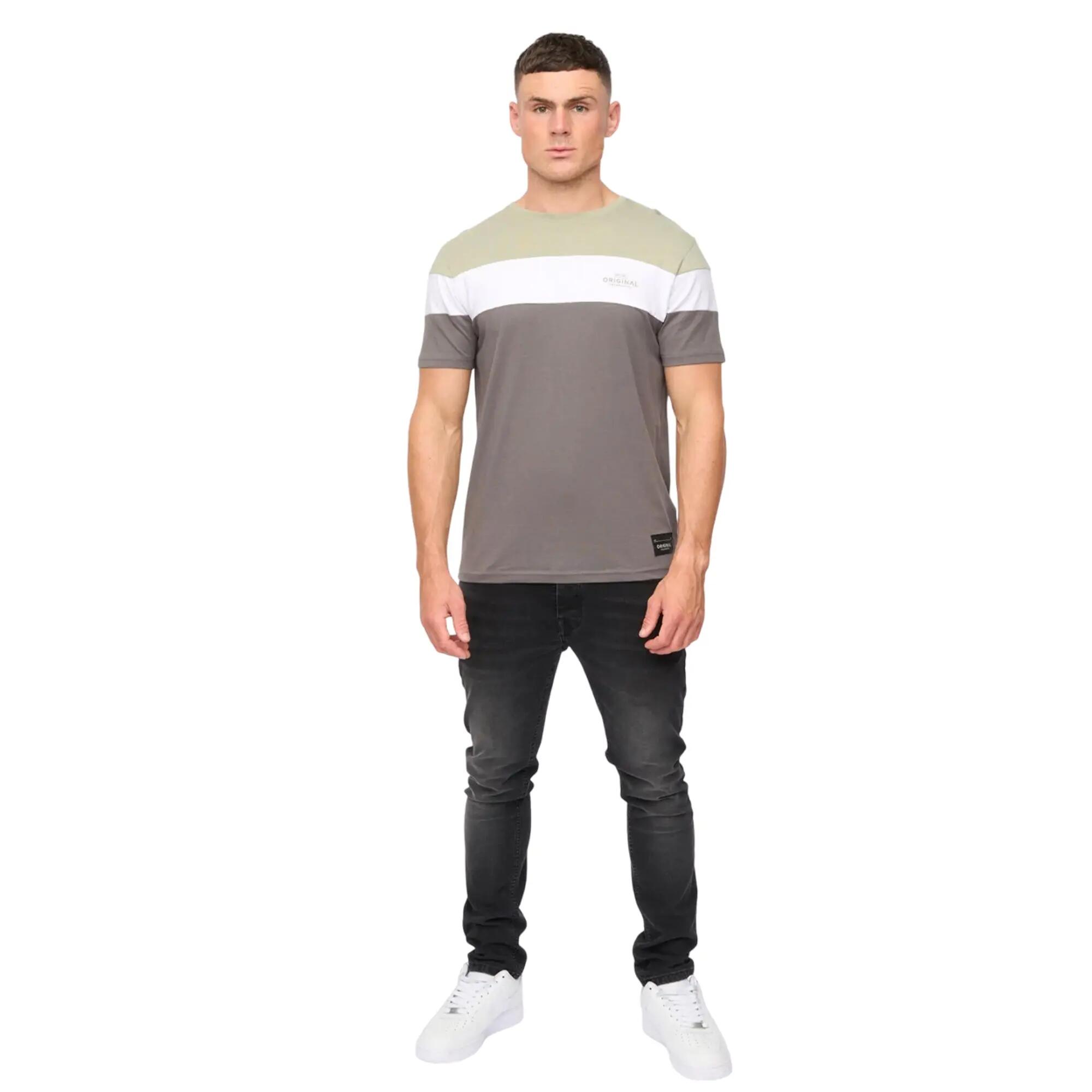Tshirt PATTERMAY Homme (Vert Kaki Clair) 3/4