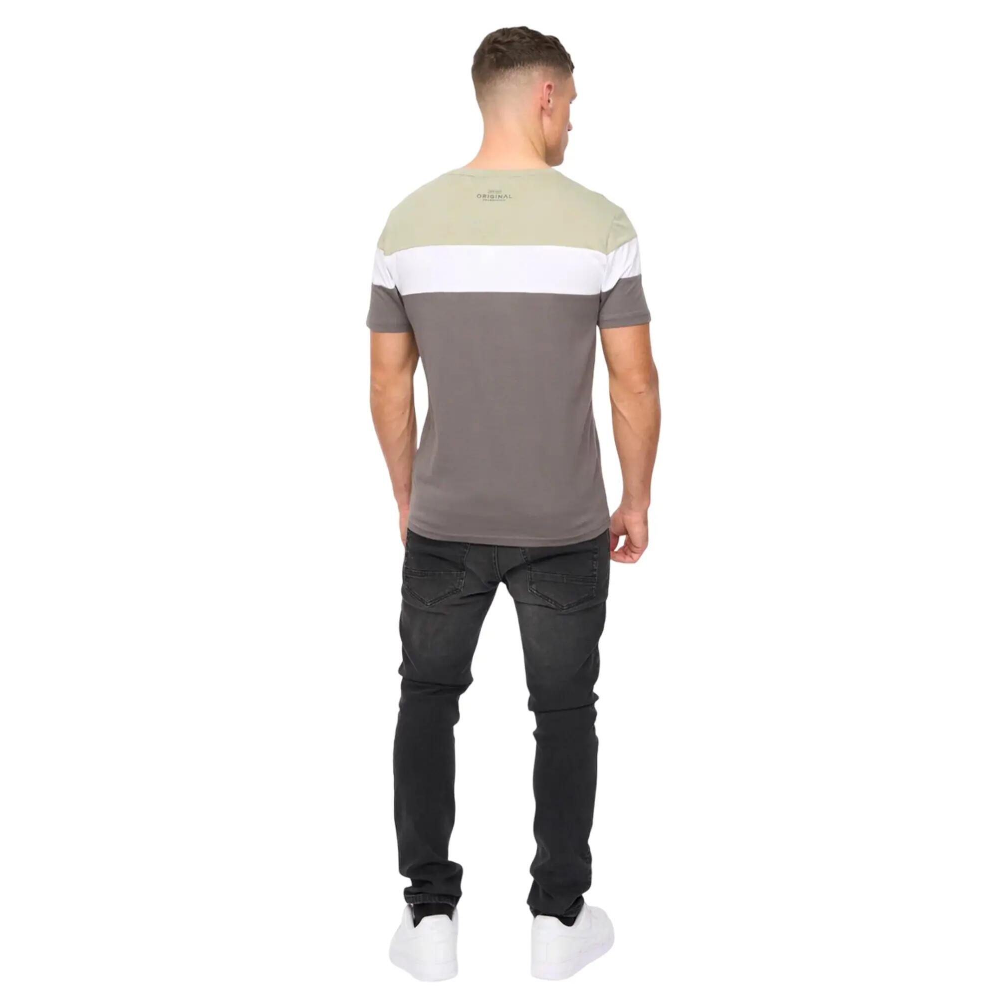 Tshirt PATTERMAY Homme (Vert Kaki Clair) 4/4