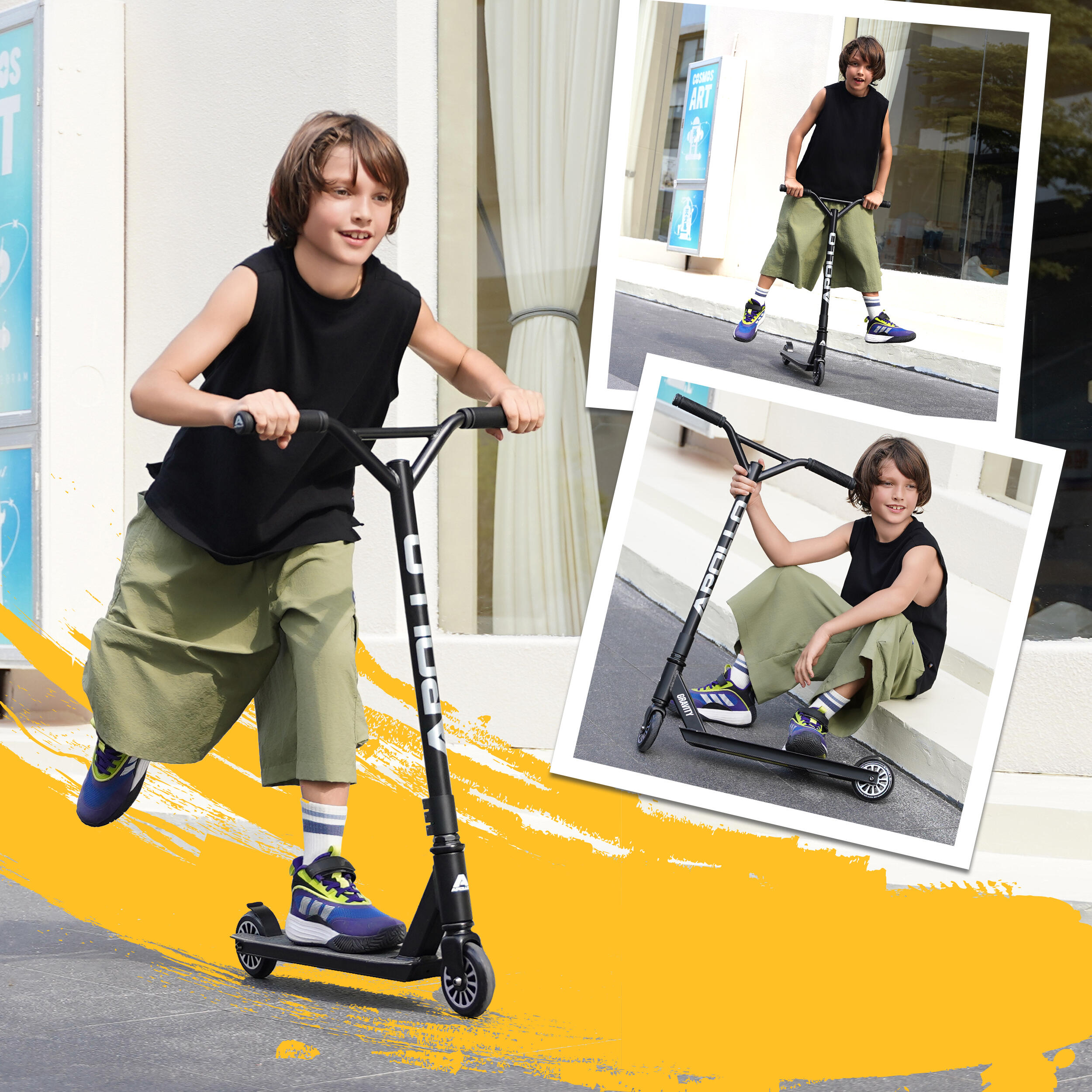 Apollo Patinete Freestyle Gravity ligero y resistente para niños desde 6 años 6/7