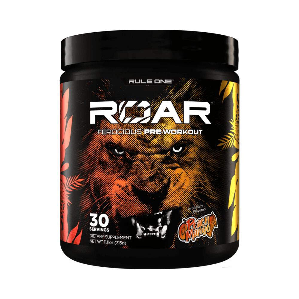 RULE1 Rule1 R1 Roar (30 serv) Peach Mango - Pre-Workout - Pre-Workout Booster