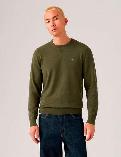 Maglia e felpa per uomo Levi's verde.