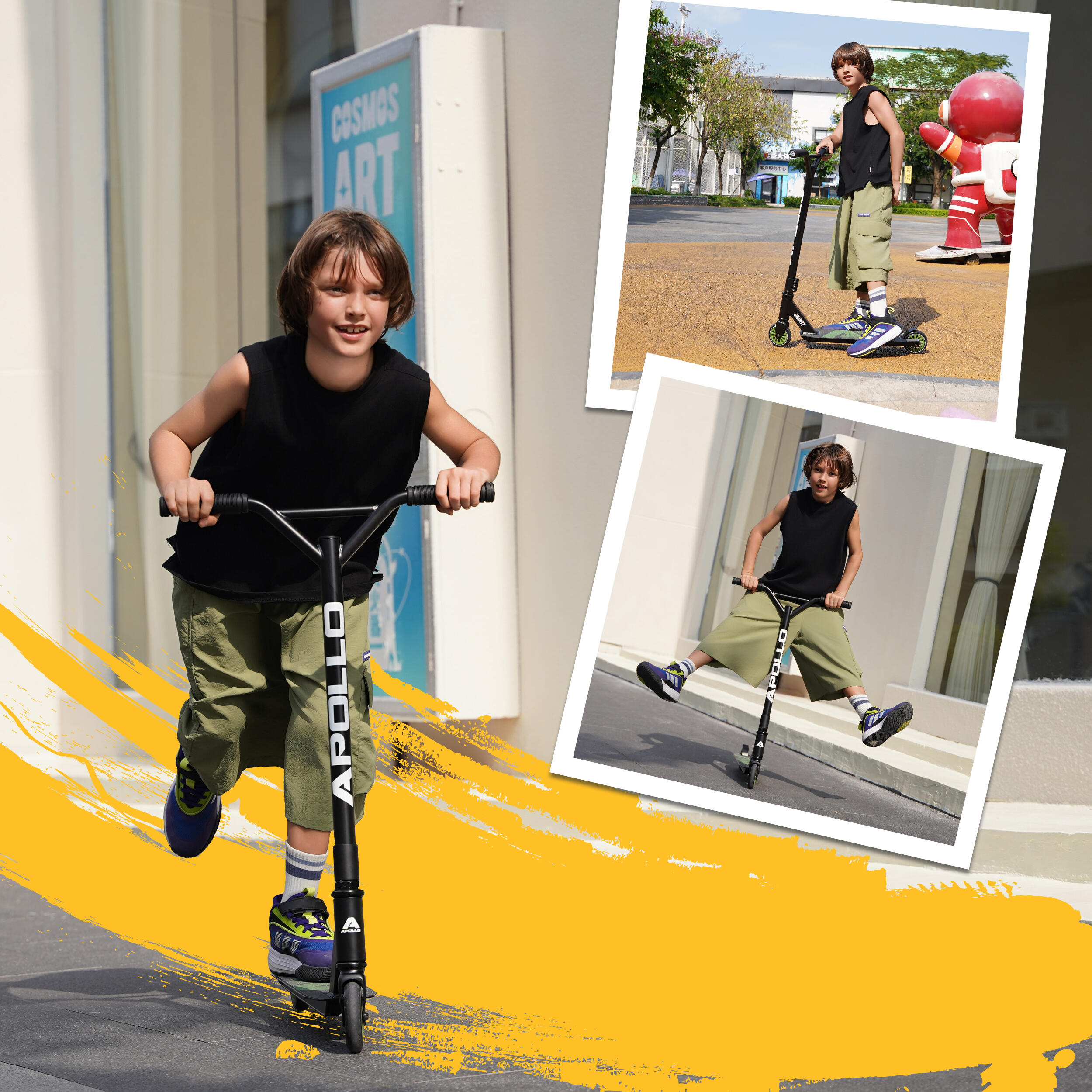 Apollo Patinete Freestyle Gravity ligero y resistente para niños desde 6 años 6/7
