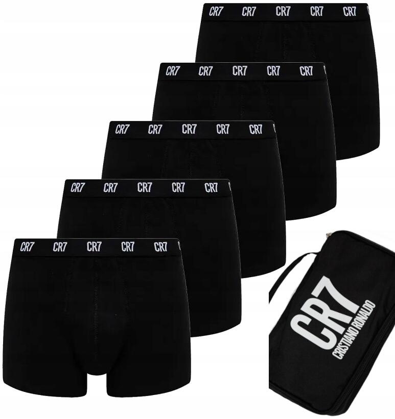 CR7 CRISTIANO RONALDO Fußball Trunk eng anliegende Boxershorts Herren - Cotton Stretch & Travel Bag sc