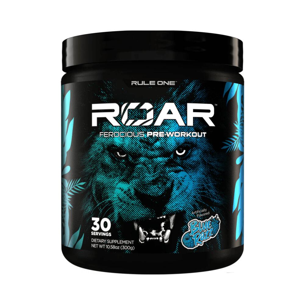RULE1 Rule1 R1 Roar (30 serv) Blue Razz - Pre-allenamento - Booster pre-allenamento