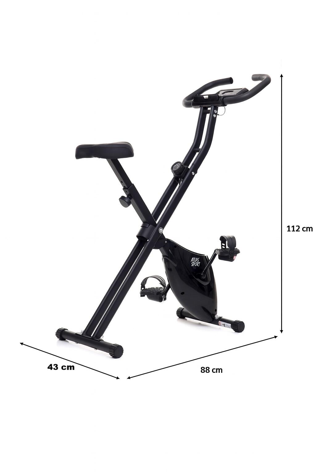 Rower Stacjonarny Magnetyczny Rowerek Treningowy do ćwiczeń X-BIKE ATLAS SPORT 4/4