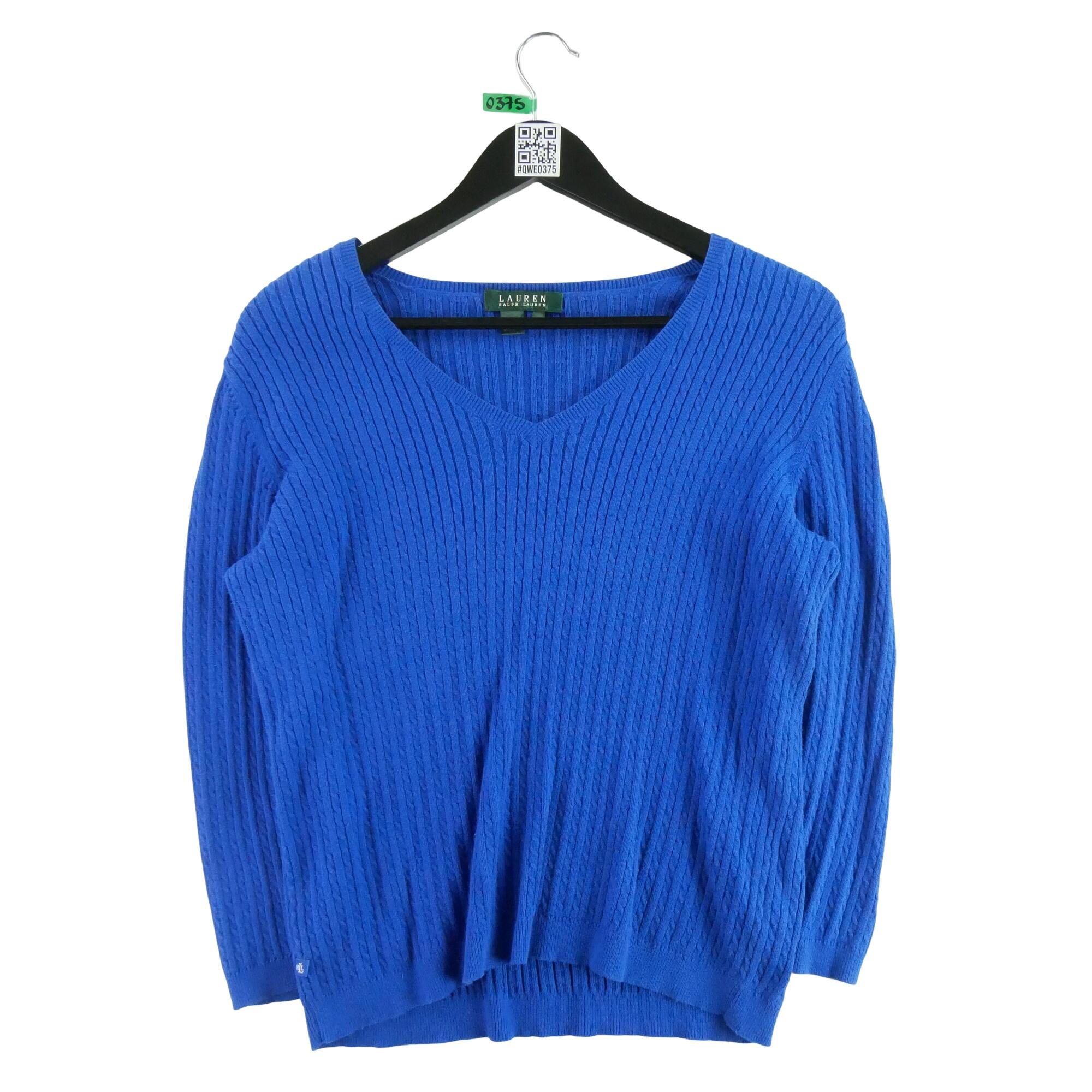 RALPH LAUREN Reconditionné - Pull Femme Bleu - Très Bon État