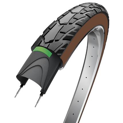 Opona Edge Performance Protect 28 x 1.75 (47-622) czarno-brązowa z odblaskiem