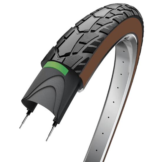 Opona Edge Performance Protect 28 x 1.75 (47-622) czarno-brązowa z odblaskiem