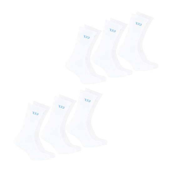 Lot de 6 paires de chaussettes mi-hautes homme Essentiel
