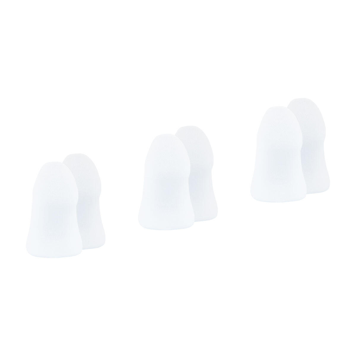 Lot de 6 paires de socquettes invisibles homme Essentiel 3/4
