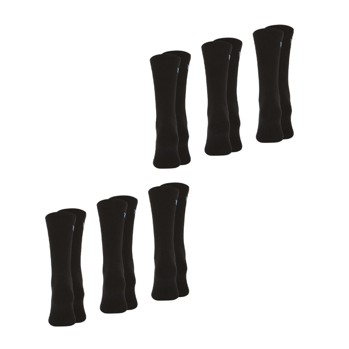 Lot de 6 paires de chaussettes mi-hautes homme Essentiel 3/4