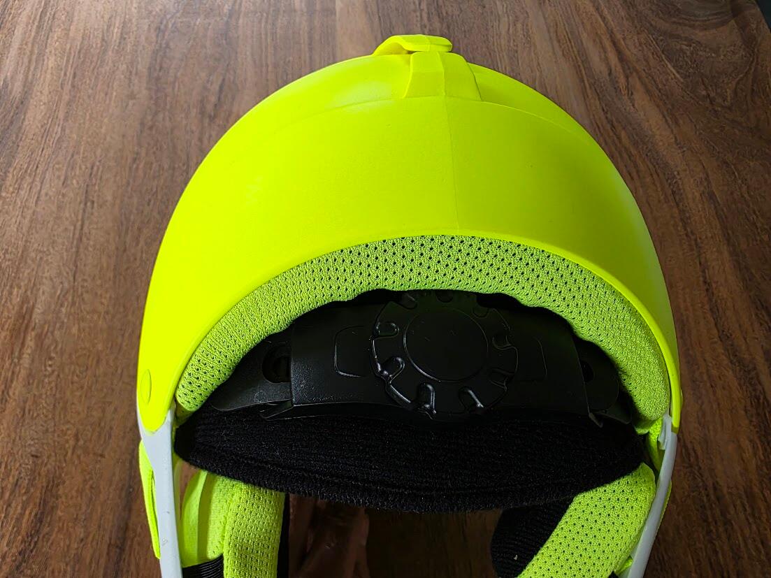 Wedze H100 Skihelm voor Kinderen Fluogeel 3/3