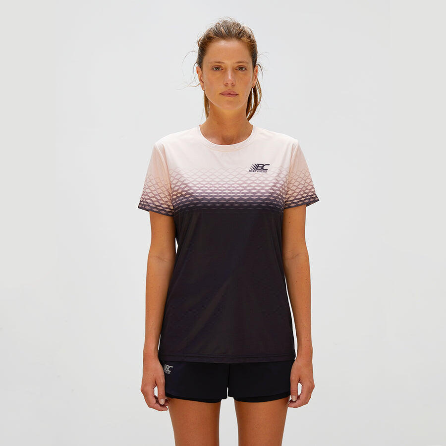 Bodycross - T-shirt Léger Femme Running Hydrapro - T-shirt Manches Courtes - Rose - 36 Xs - Decathlon