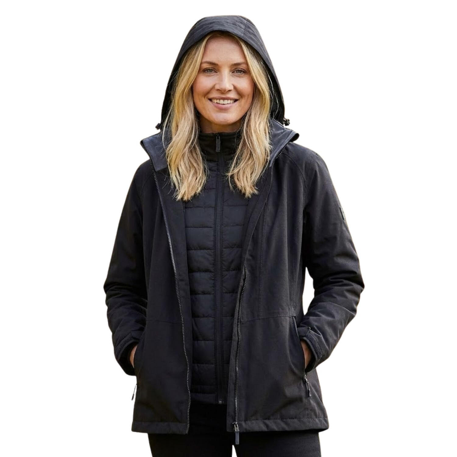 Regatta - Veste De Randonnée 3-en-1 Shirgley Ash De Regatta Pour Femme Avec Membrane 10k - Blouson - Noir - Decathlon