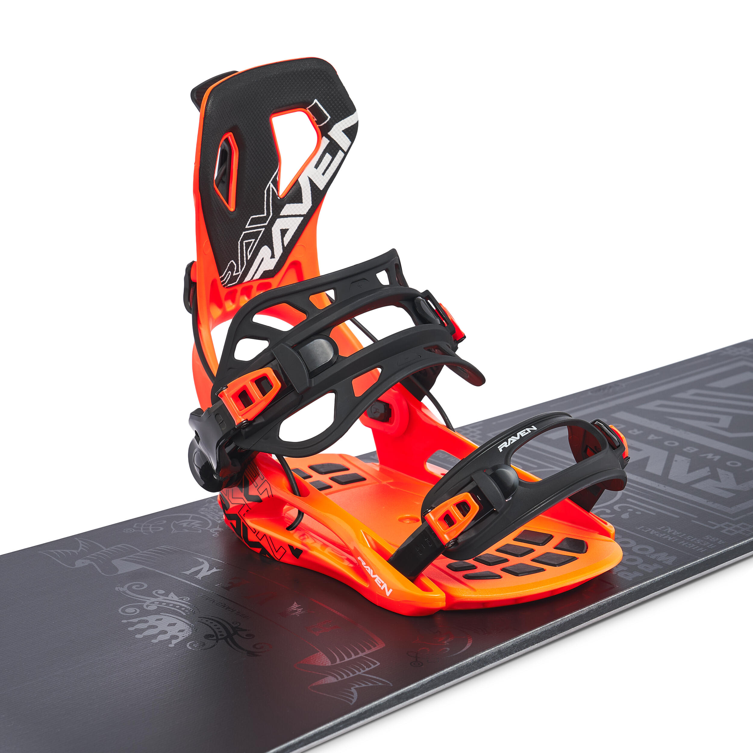 Snowboardbindingen Fastec FT360 Oranje 3/6