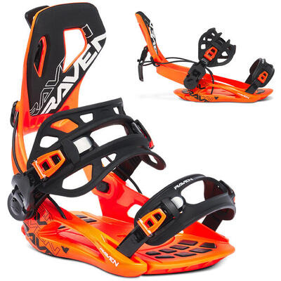 Snowboardbindingen fastec ft360 oranje