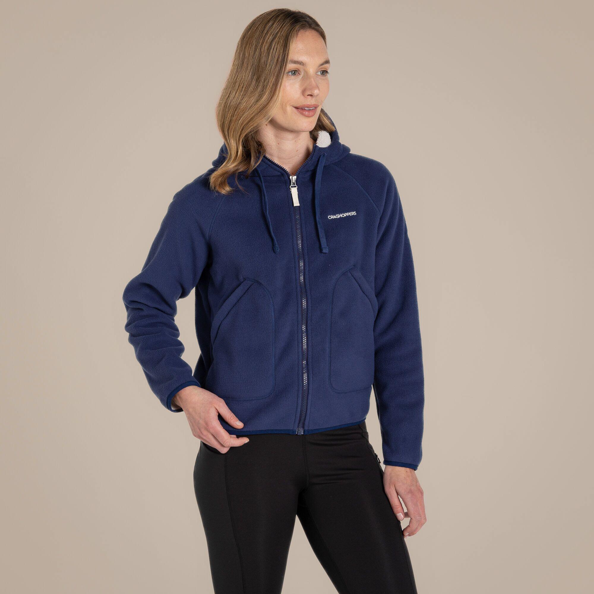 Craghoppers - Veste Polaire À Capuche Grainne Pour Femme - Polaire - Bleu - Decathlon