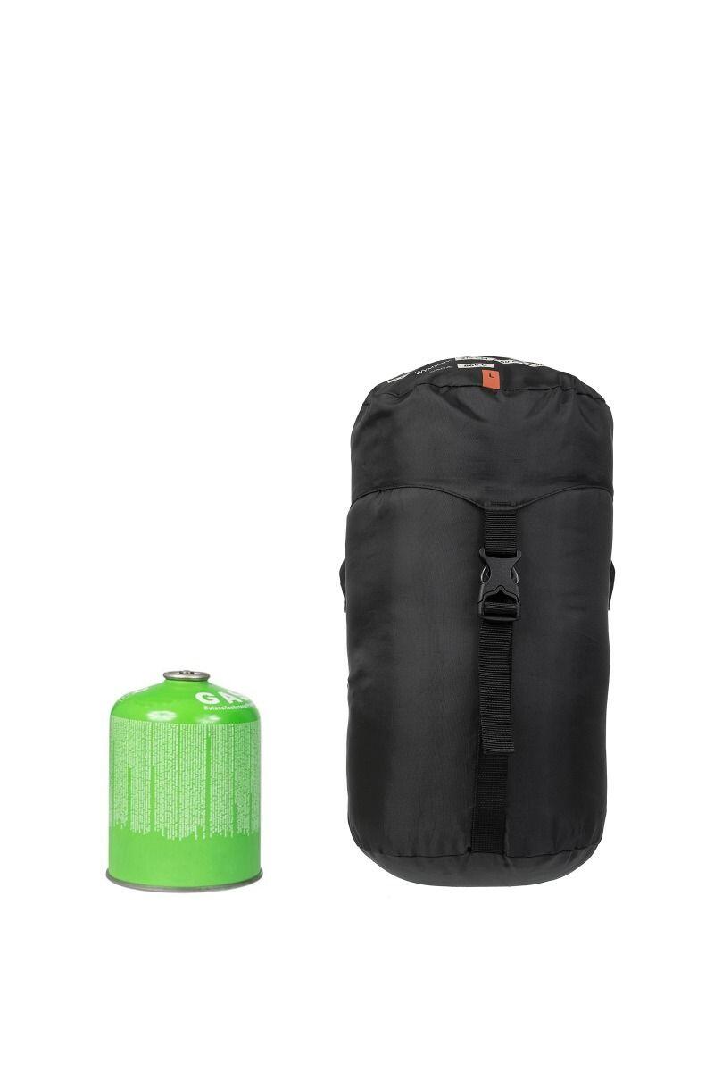 Turistický spací pytel Narvi 400 215x80cm oranžový levý 7/7