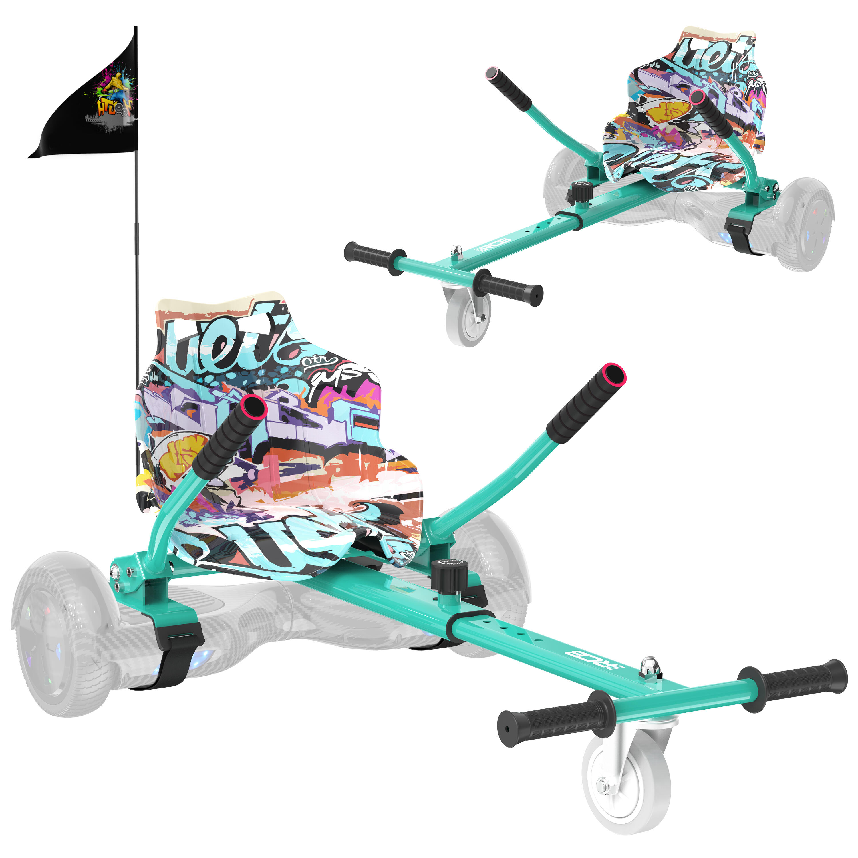 Hoverboards con Go-Kart de 8.5 Pulgadas, Bluetooth RCB-HY-A16 7/8