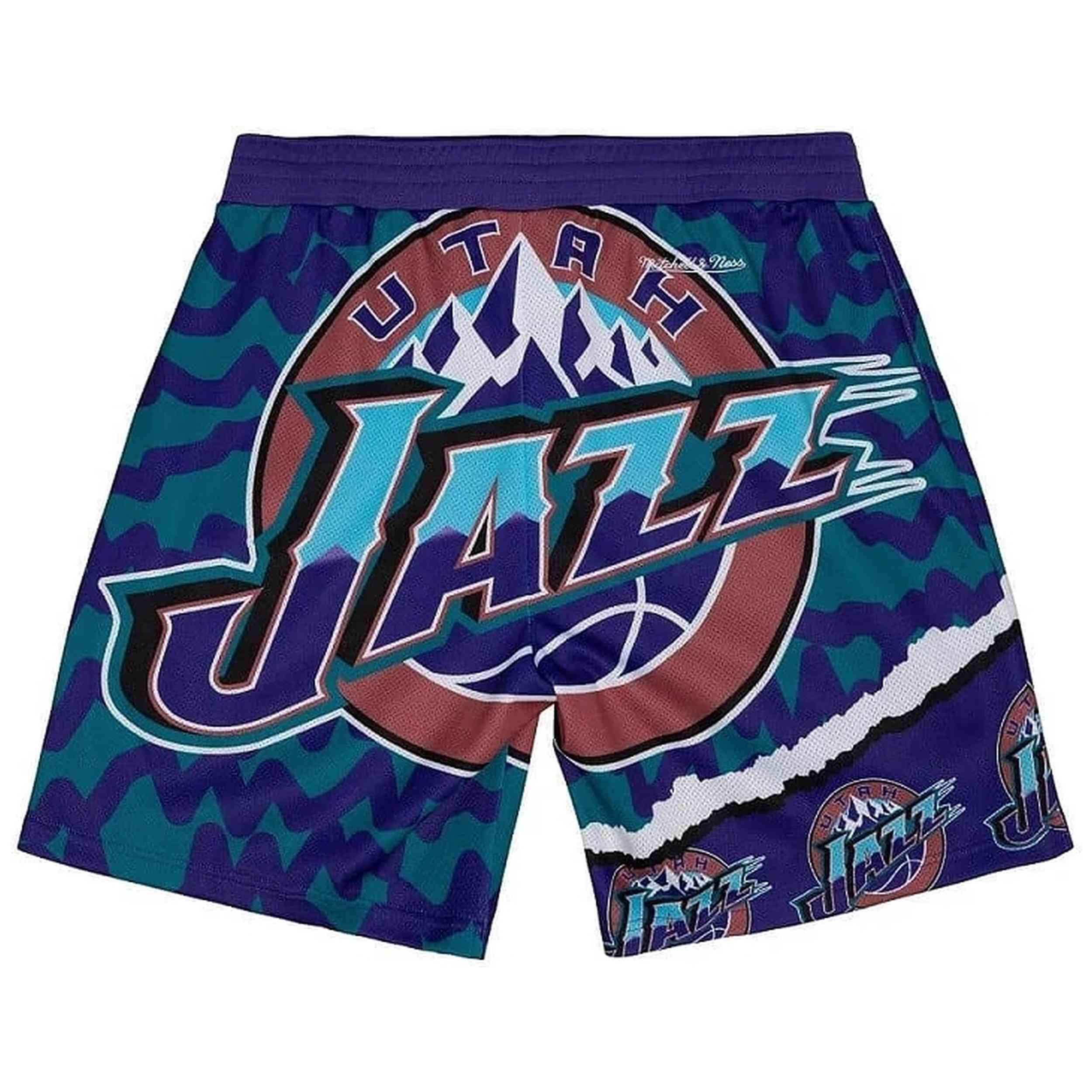 Pantaloncini Mitchell & ness modello PSHR1220-UJAYYPPPTLPR per uomini 2/2