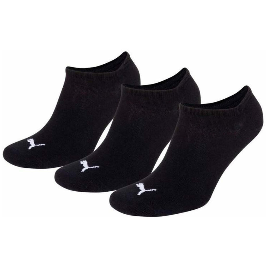Unisex Adult Logo Socks (Pack of 3) (Black)