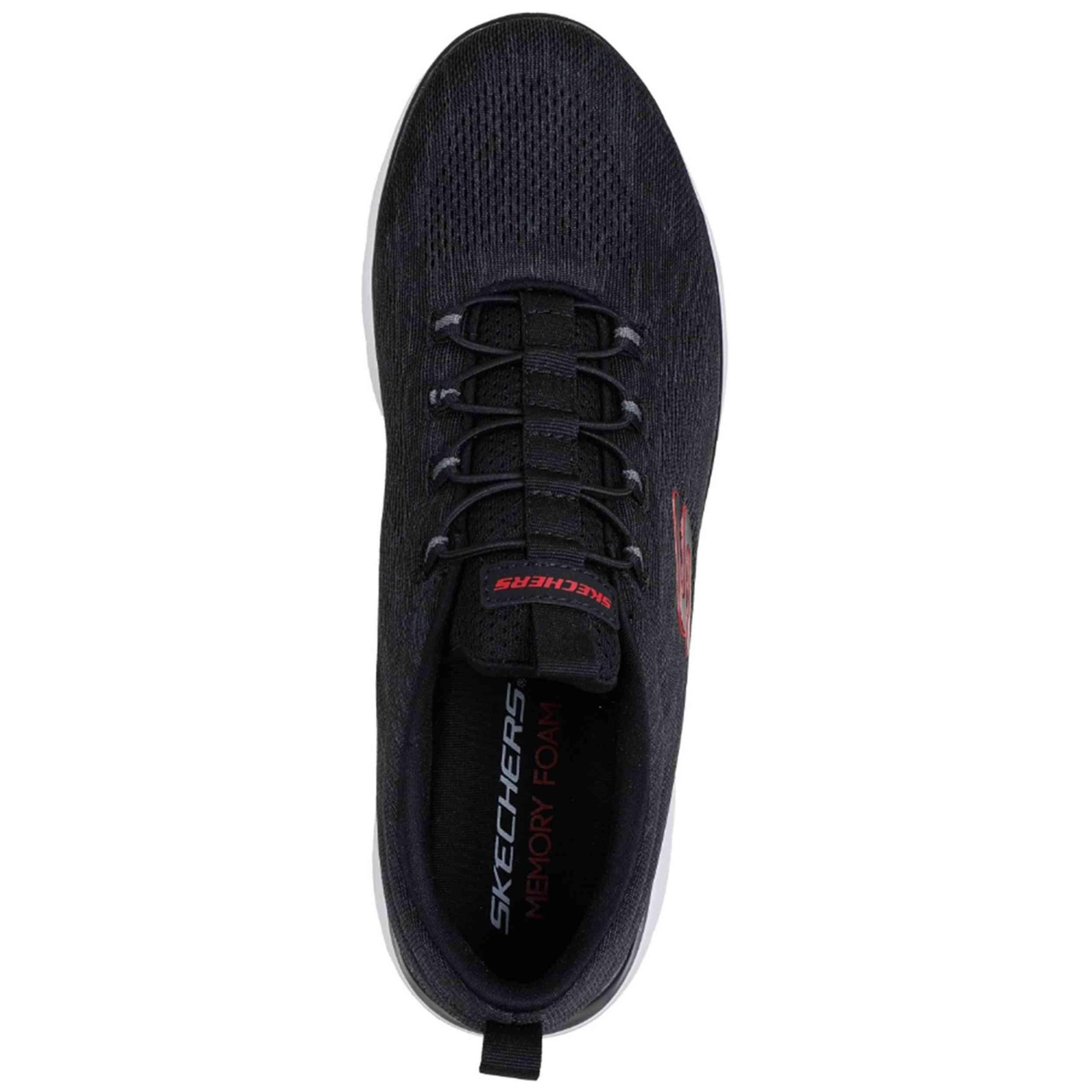 Schoen Skechers model 232186-BKRD voor mannen 3/5