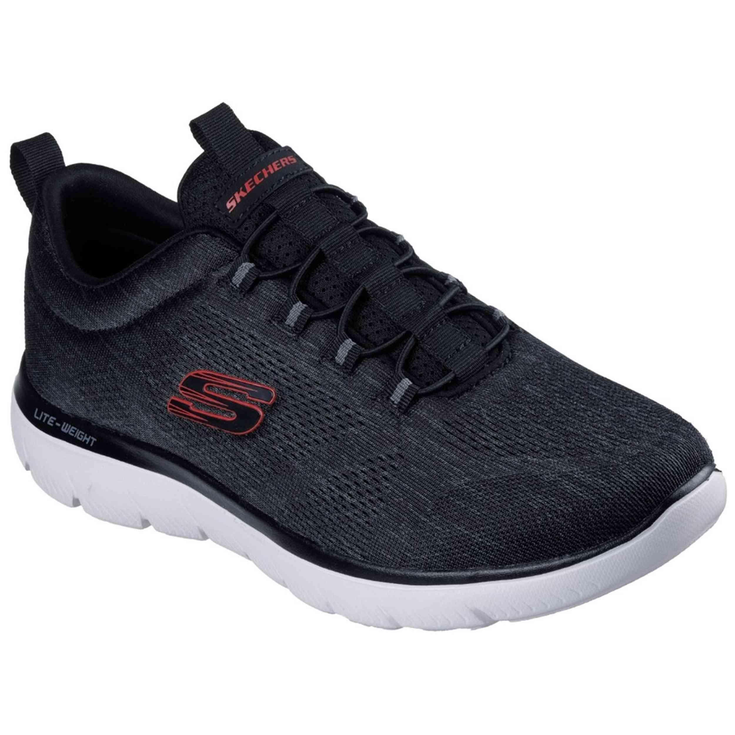 Schoen Skechers model 232186-BKRD voor mannen 2/5