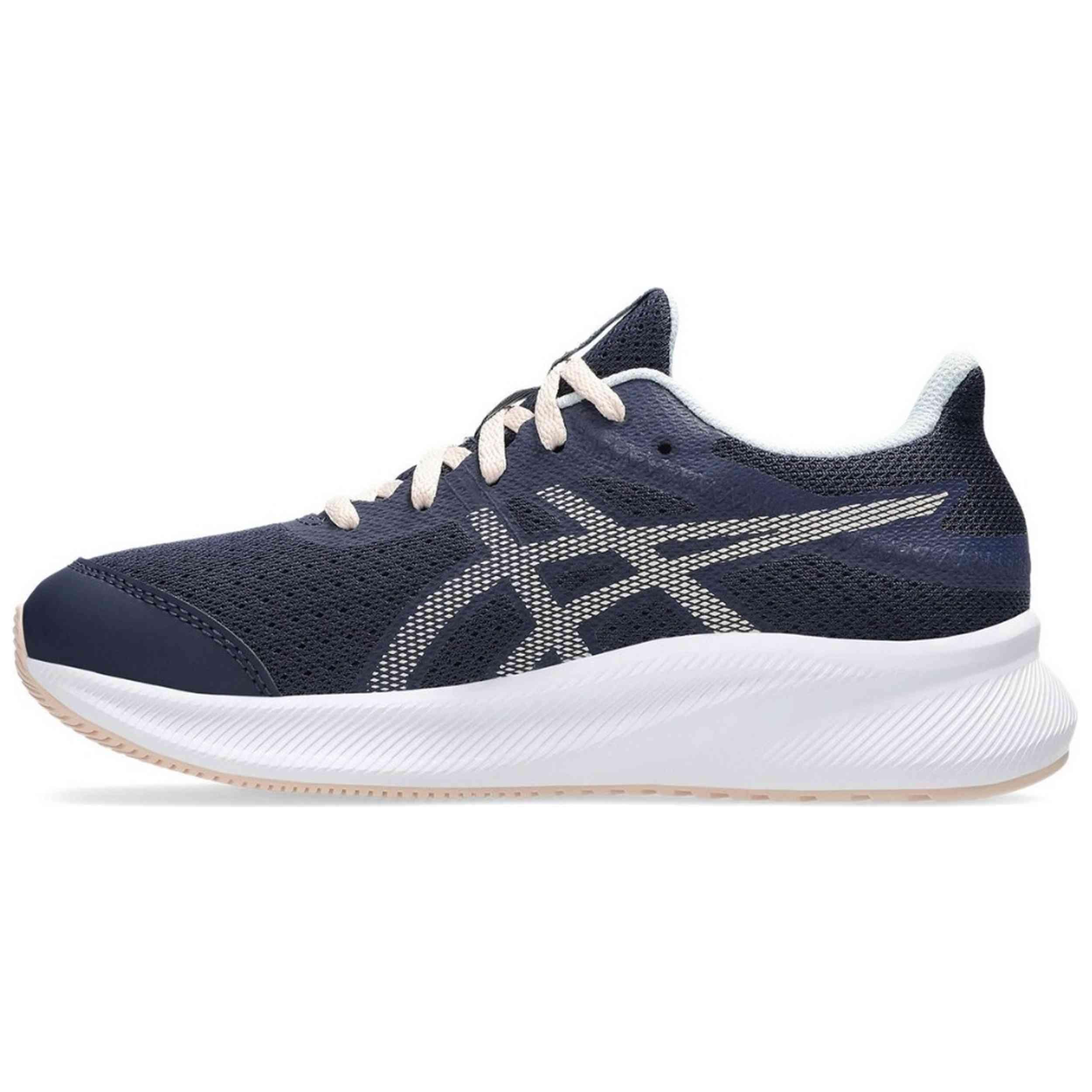 Asics - Chaussures De Course Asics Modèle 1014a267-410 Pour Unisexe Enfants - Chaussures De Sport - Bleu - Decathlon