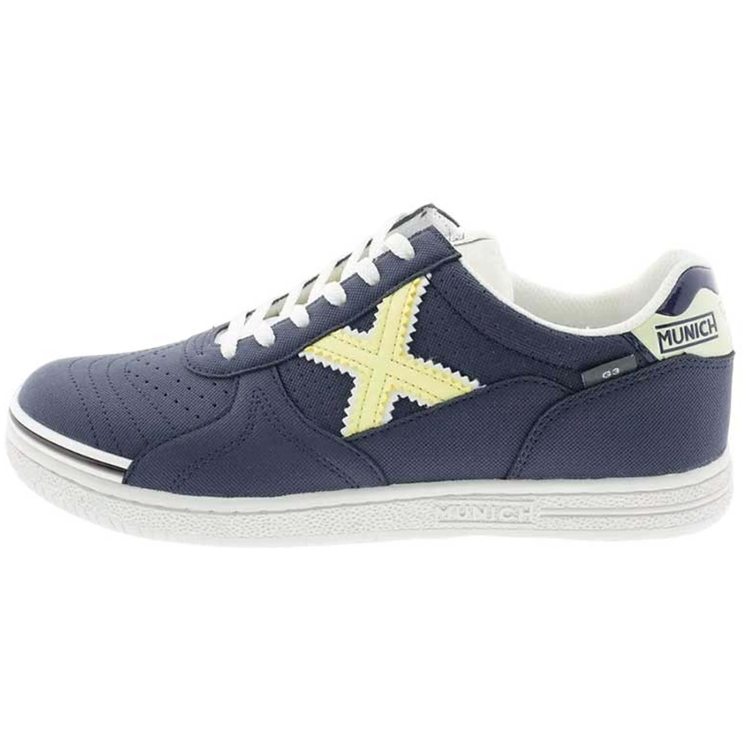 Munich - Chaussures De Futsal Munich Modèle 3119344 Pour Unisexe Enfants - Chaussures De Futsal - Bleu - Decathlon