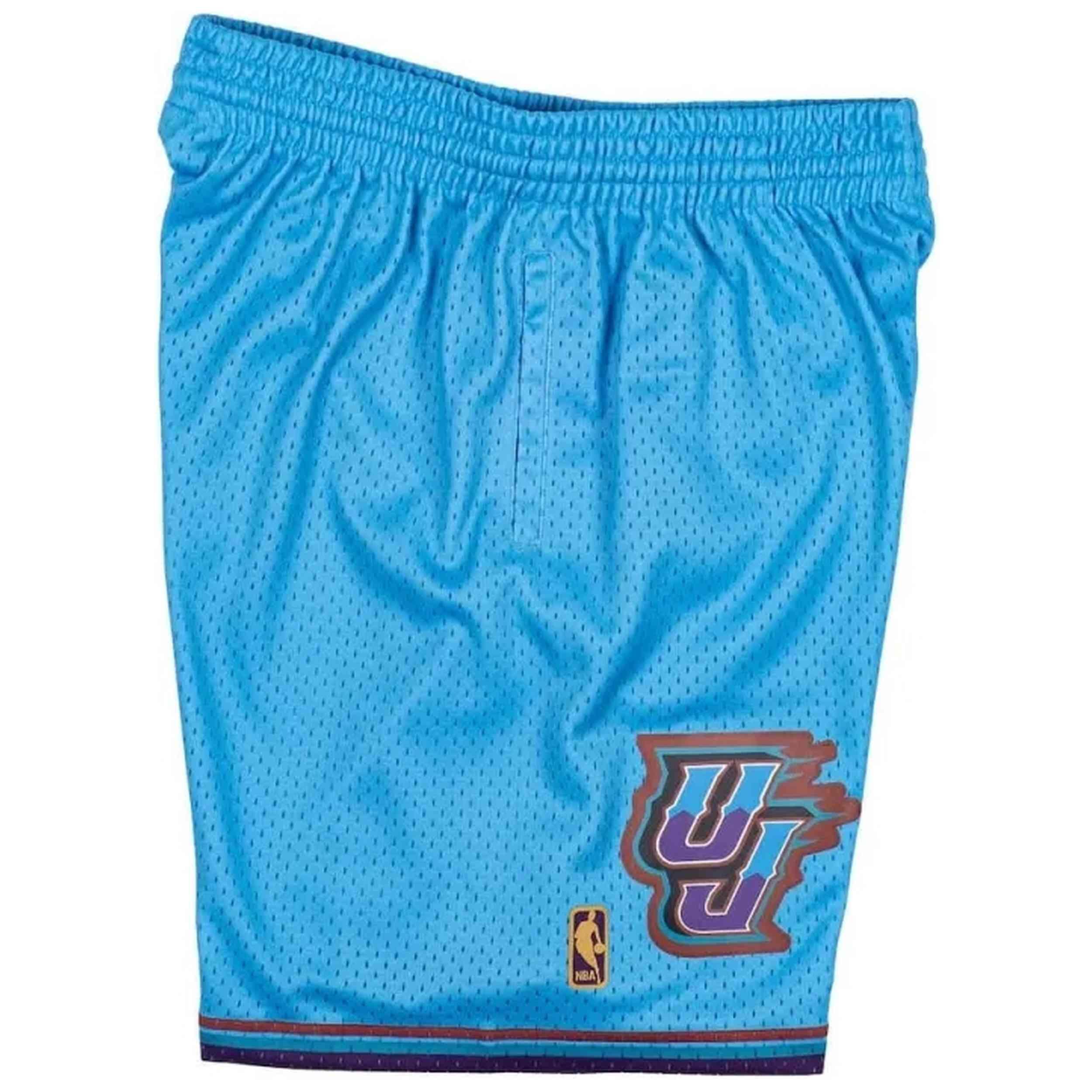 Short Mitchell & ness modèle SMSHCP19272-UJABLUE96 pour homme 4/4