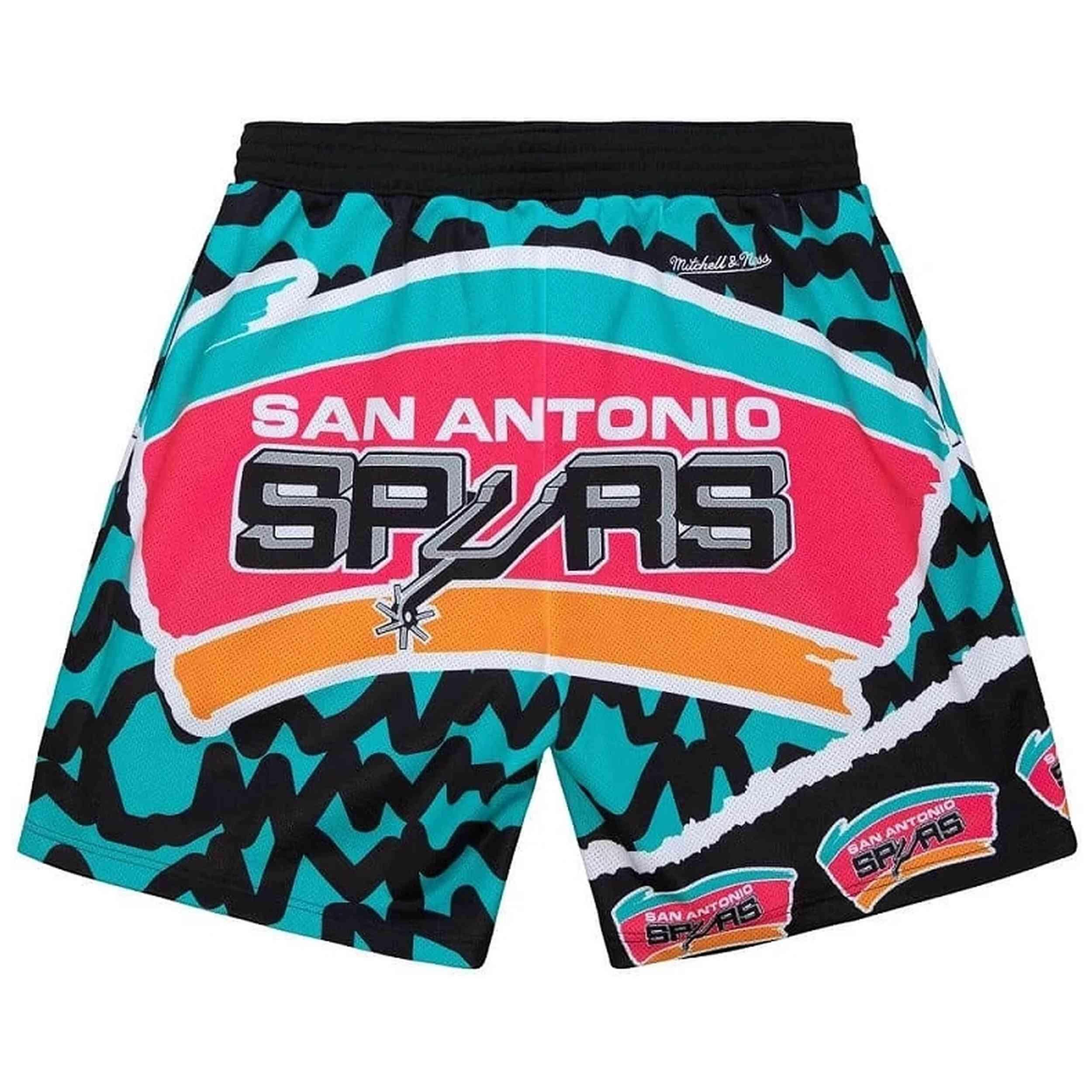 Pantaloncini Mitchell & ness modello PSHR1220-SASYYPPPBKTL per uomini 2/2