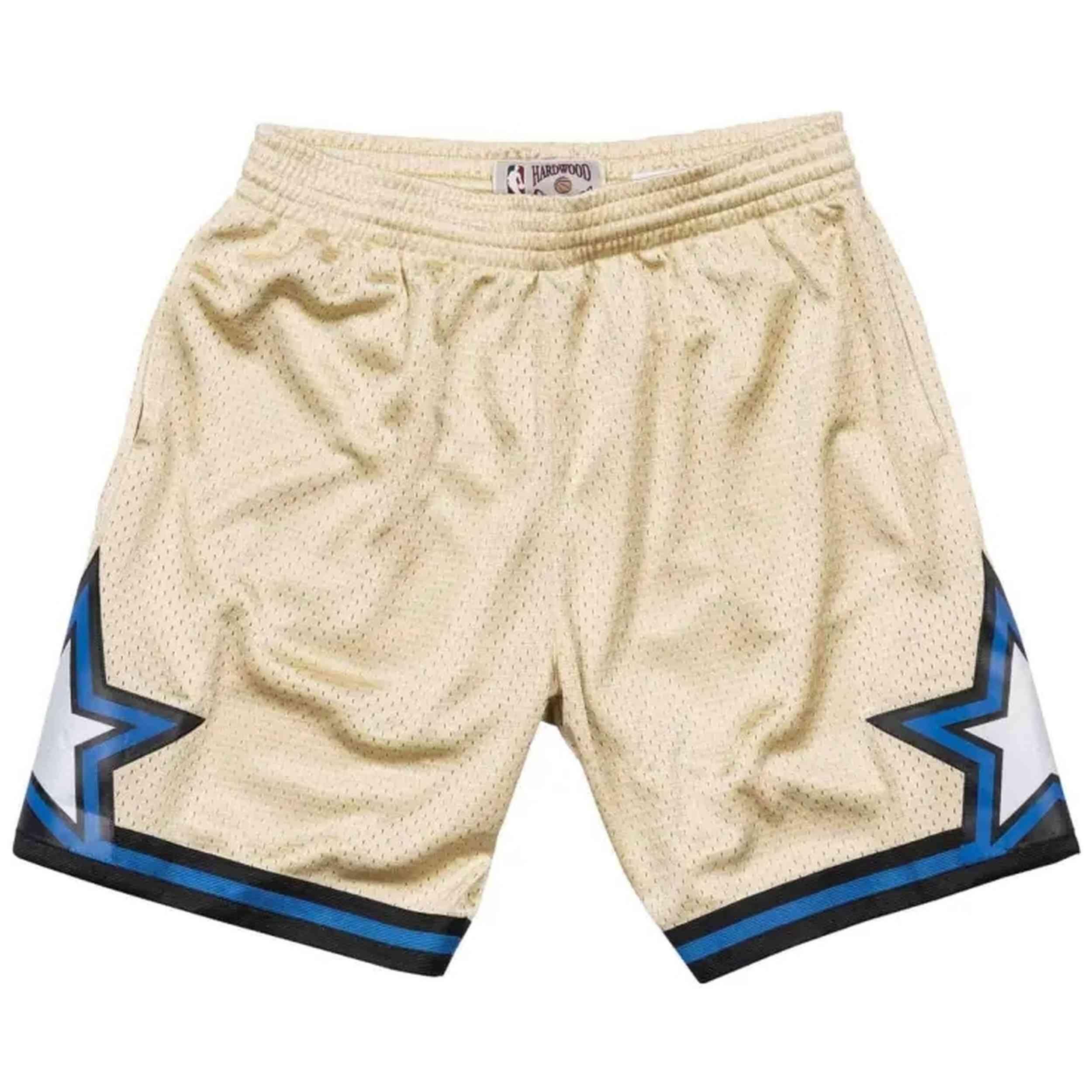 Mitchell & Ness - Short Mitchell & Ness Modèle Ba395q-oma-d-l40 Pour Homme - Short - Jaune - Decathlon