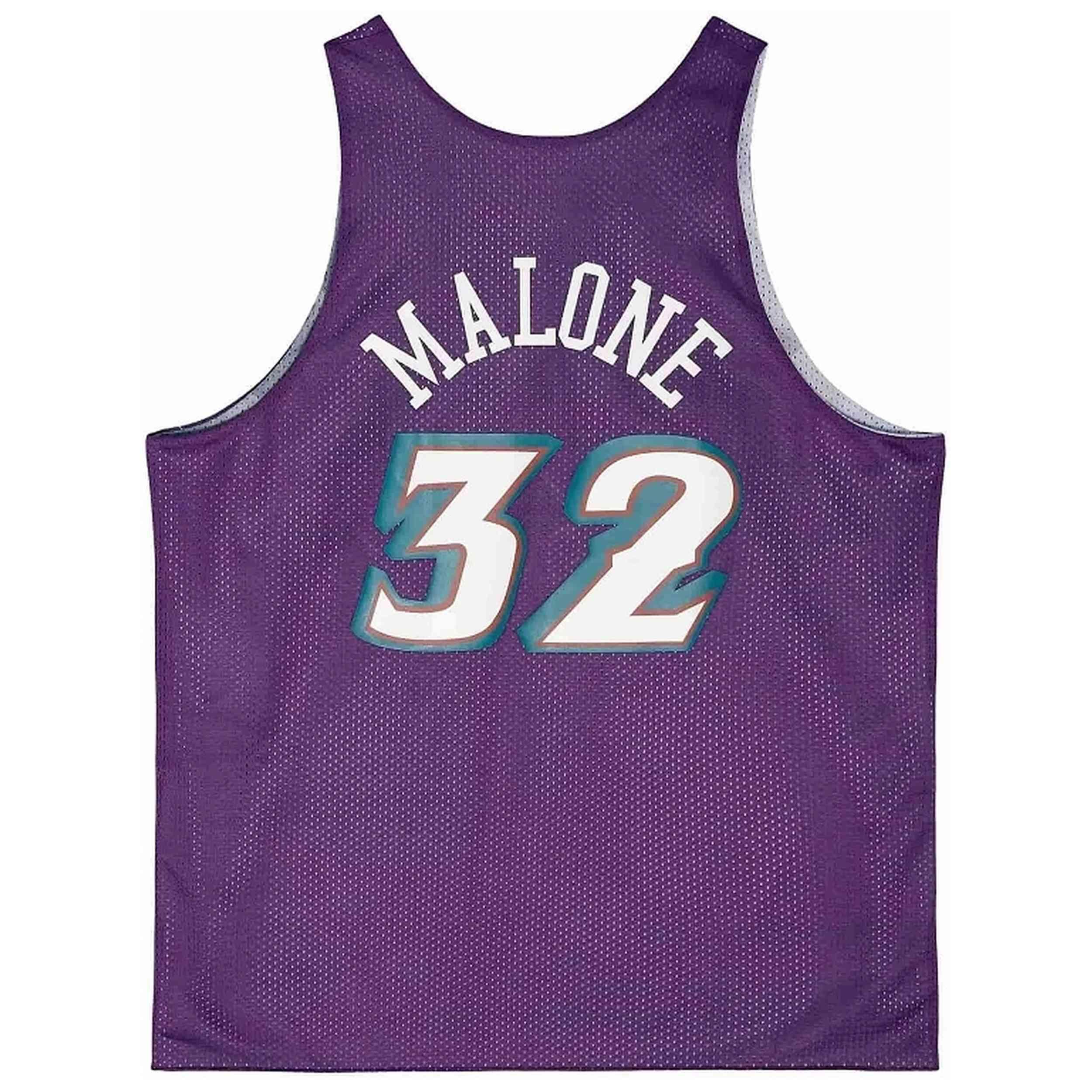 Maillot de basket Mitchell & ness modèle TMTK3208-UJAYYKMAPURP pour homme 2/5