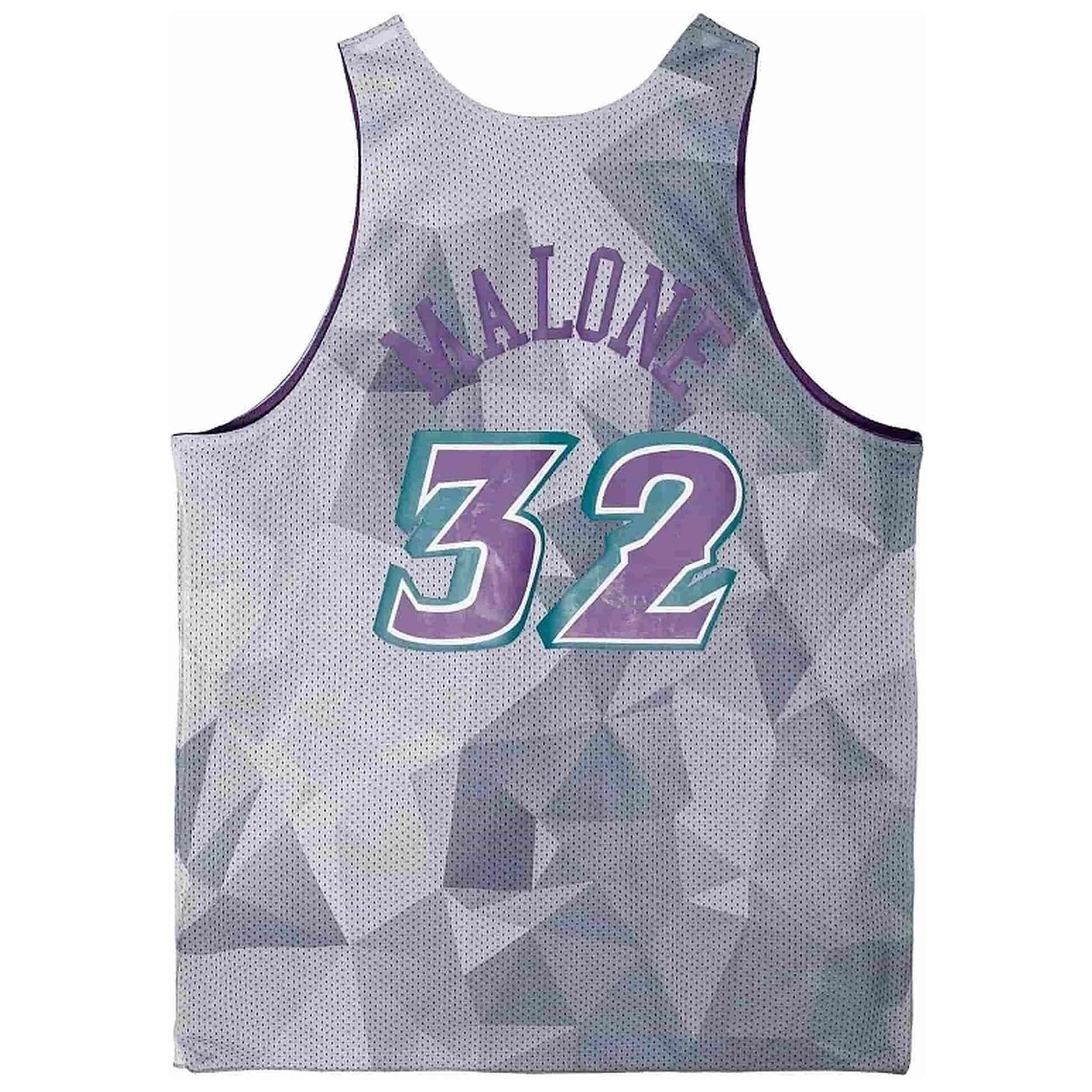 Maillot de basket Mitchell & ness modèle TMTK3208-UJAYYKMAPURP pour homme 5/5