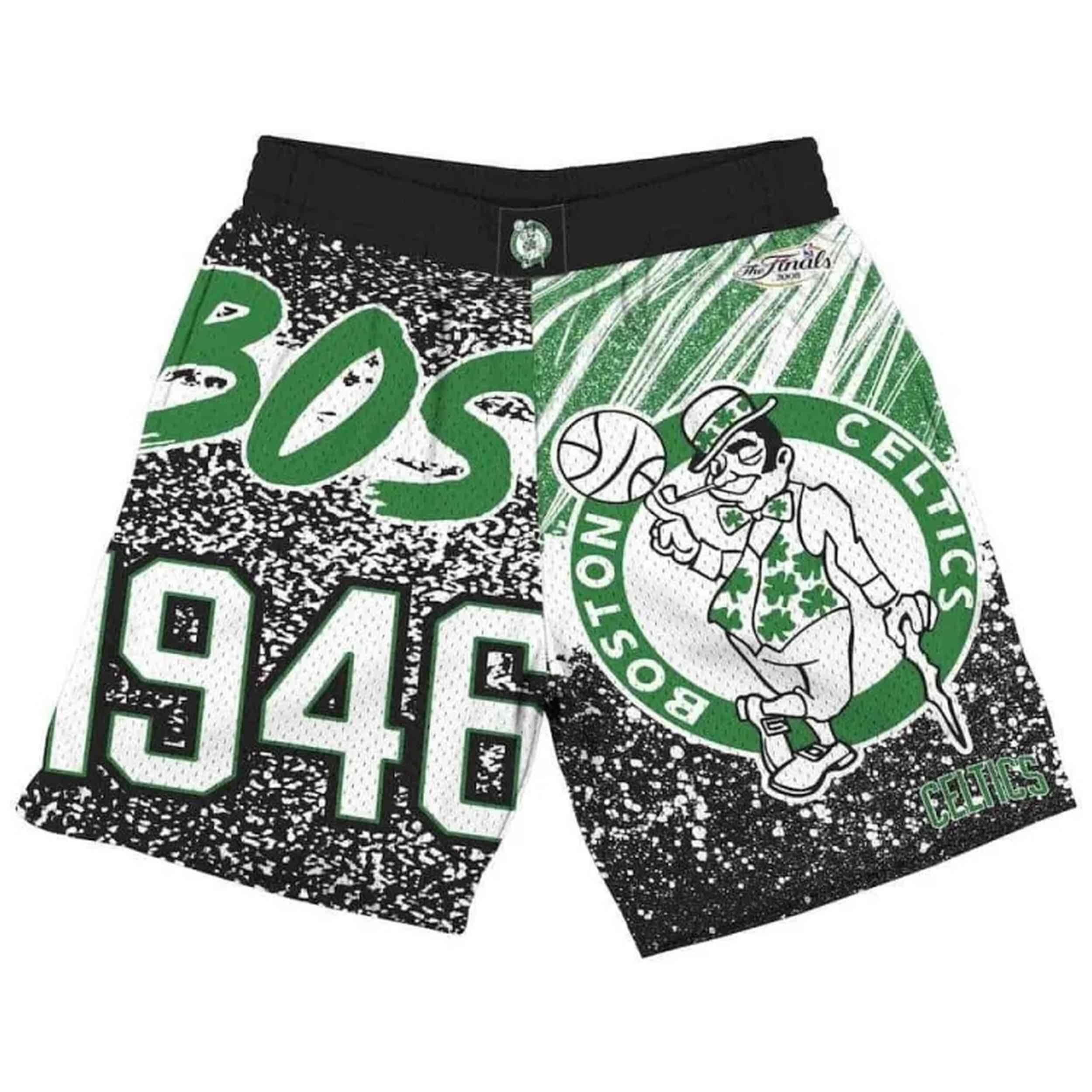 Short Mitchell & ness modèle SHORAJ19071-BCEBLCK pour homme 1/4