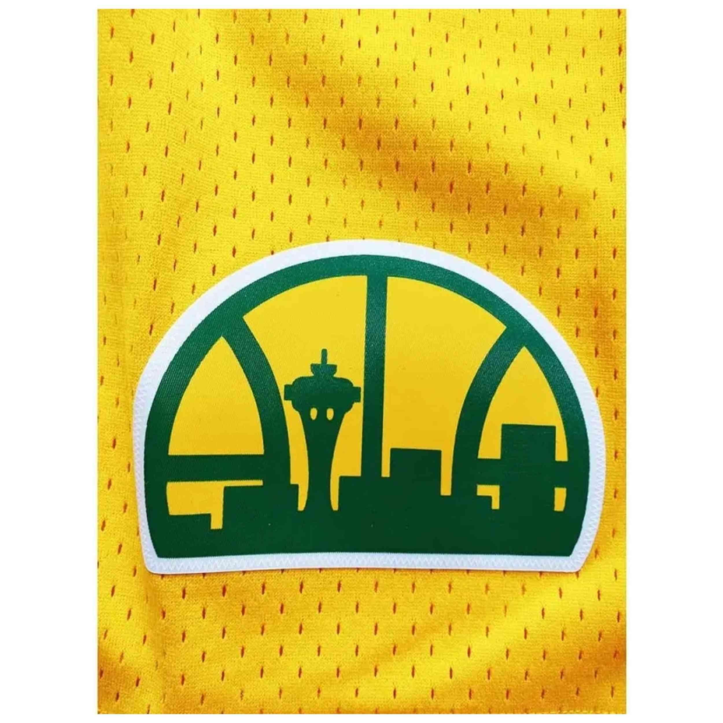 Pantaloncini Mitchell & ness modello SMSHCP19286-SSUYELL94 per uomini 3/3