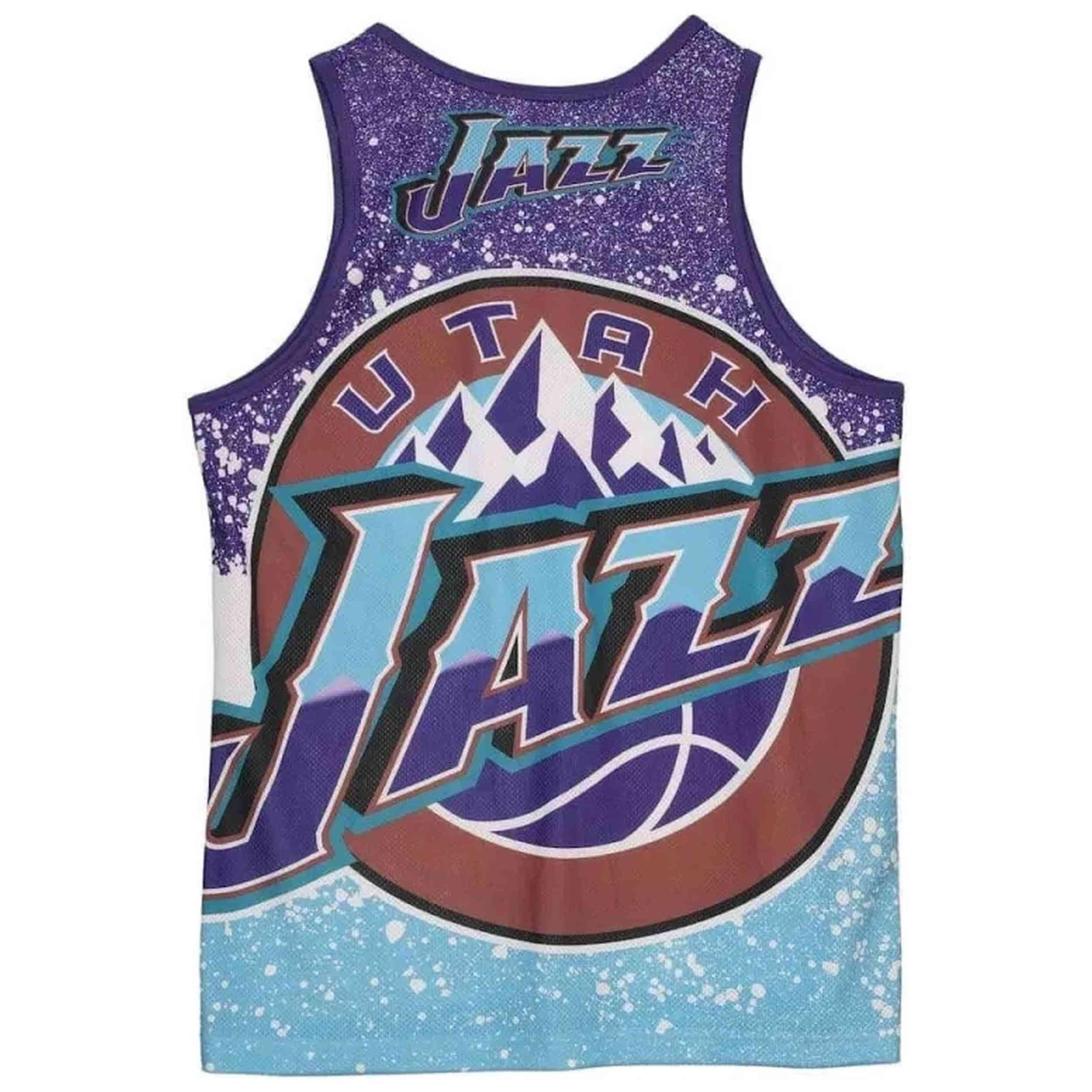 Maillot de basket Mitchell & ness modèle MSTKAJ19070-UJALTBL pour homme 2/2
