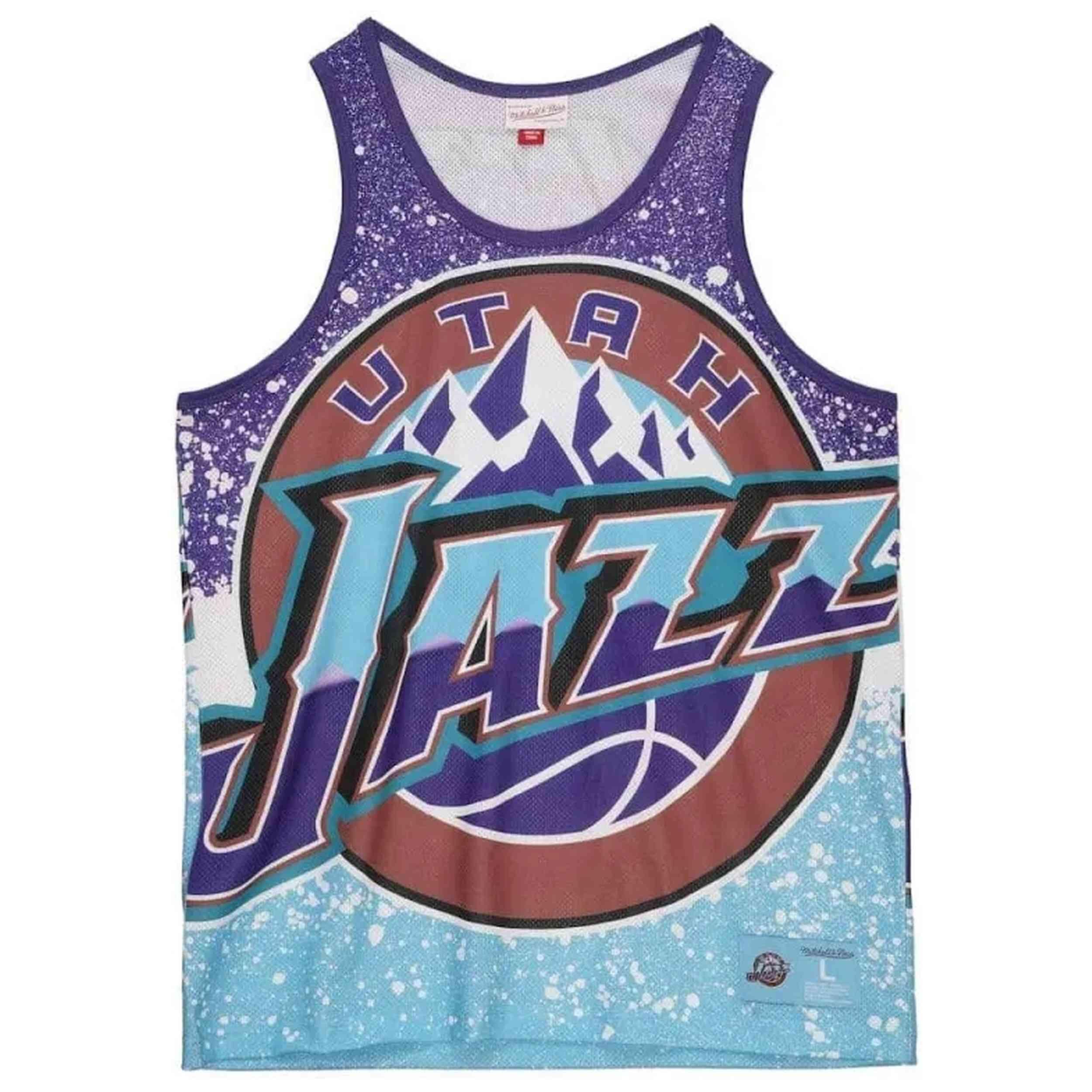 Maillot de basket Mitchell & ness modèle MSTKAJ19070-UJALTBL pour homme 1/2