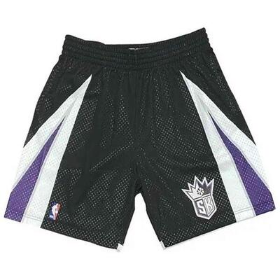 Korte broek mitchell & ness model smsh1175-ski11pppblck voor mannen