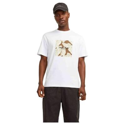 T-shirt met korte mouwen jack&jones model 12256717-white voor mannen