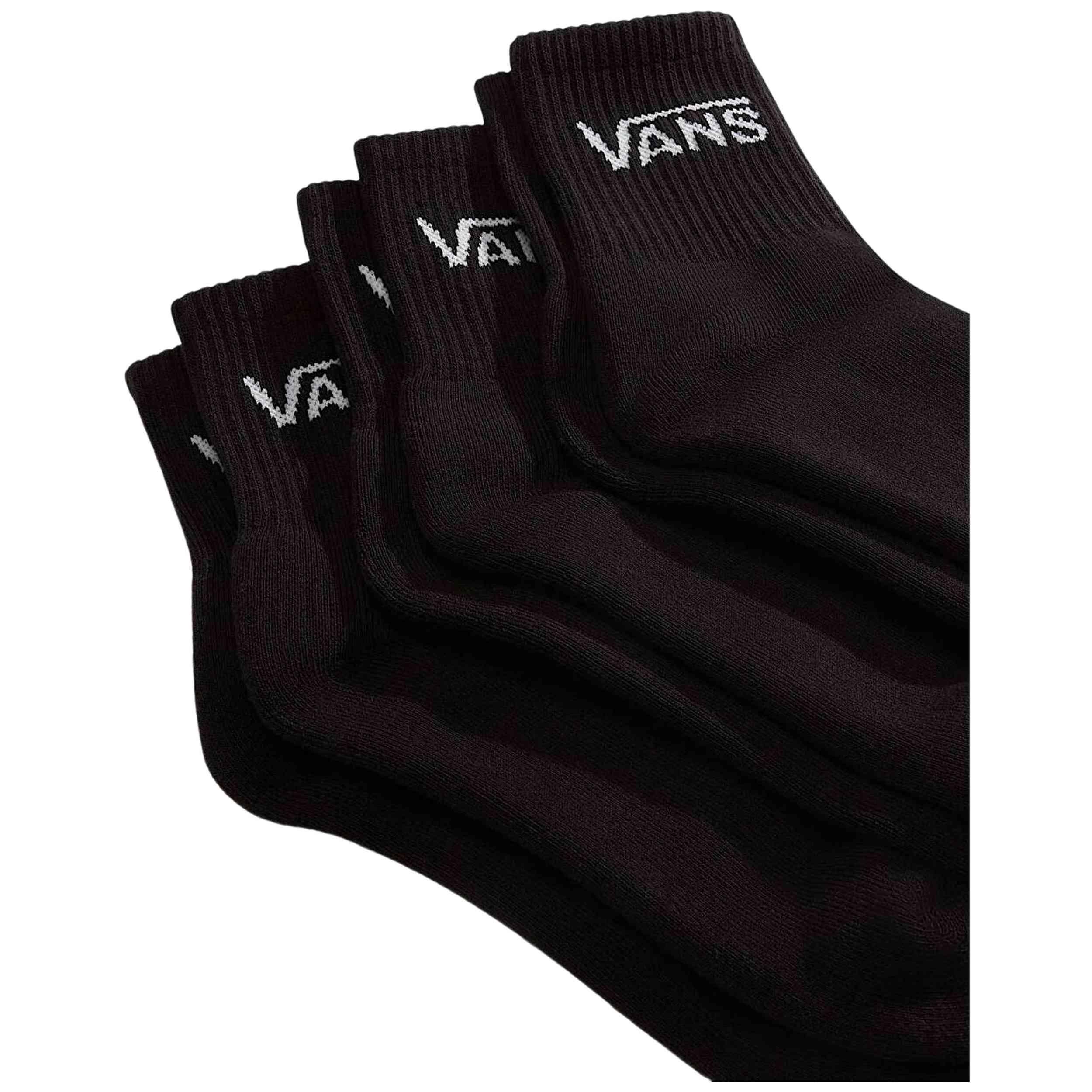 Meias Vans modelo VN000QBWBLK1 para unissex 3/3