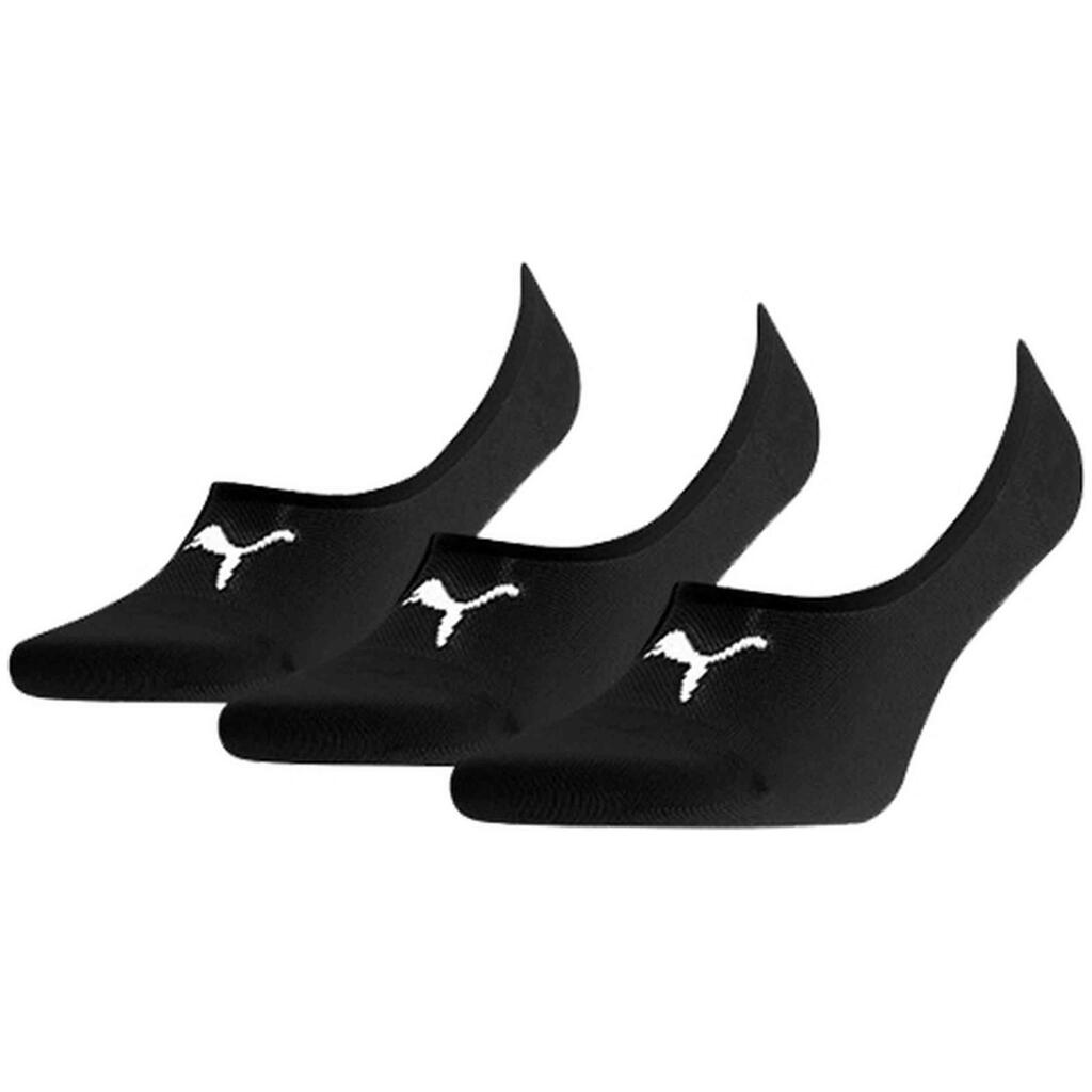 Socks Puma Footie 3 Pack, Black, Unisex